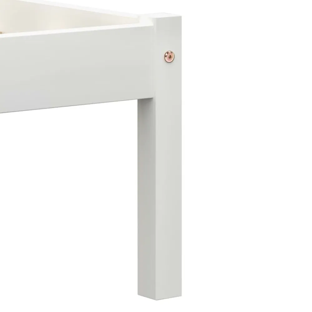 vidaXL Camas Y Accesorios-Estructura de cama sin colchón madera de pino 90x200 cm