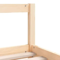 Niños vidaXL Mobiliario Para Bebés Y Niños Pequeños-Estructura de cama para niños madera maciza de pino 90x200 cm