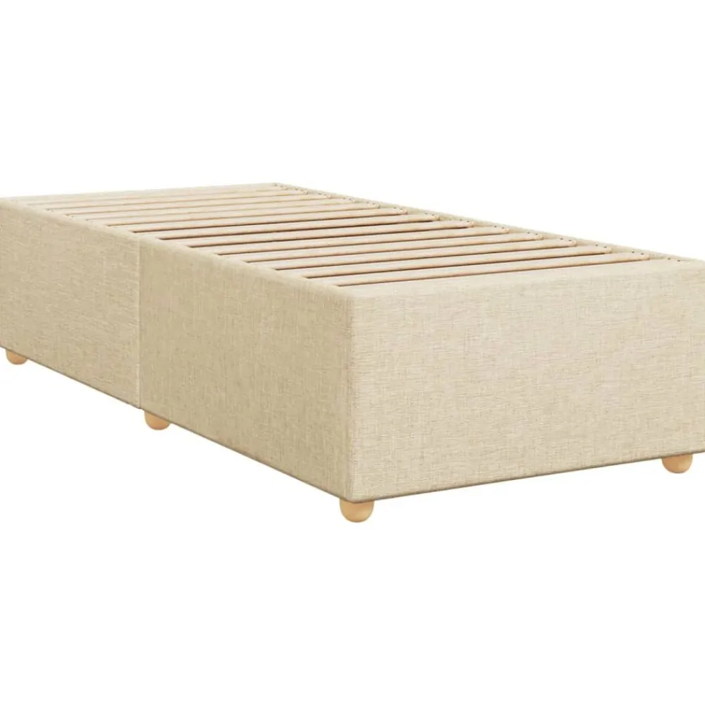 vidaXL Camas Y Accesorios-Estructura de cama sin colchón tela 80x200 cm