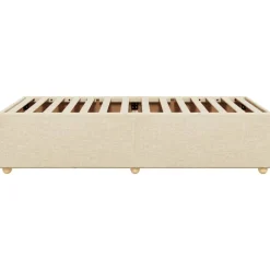 vidaXL Camas Y Accesorios-Estructura de cama sin colchón tela 80x200 cm