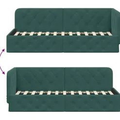 vidaXL Camas Y Accesorios-Estructura de cama en esquina 80 x 200 cm