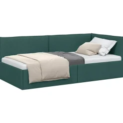vidaXL Camas Y Accesorios-Estructura de cama en esquina 80 x 200 cm tela