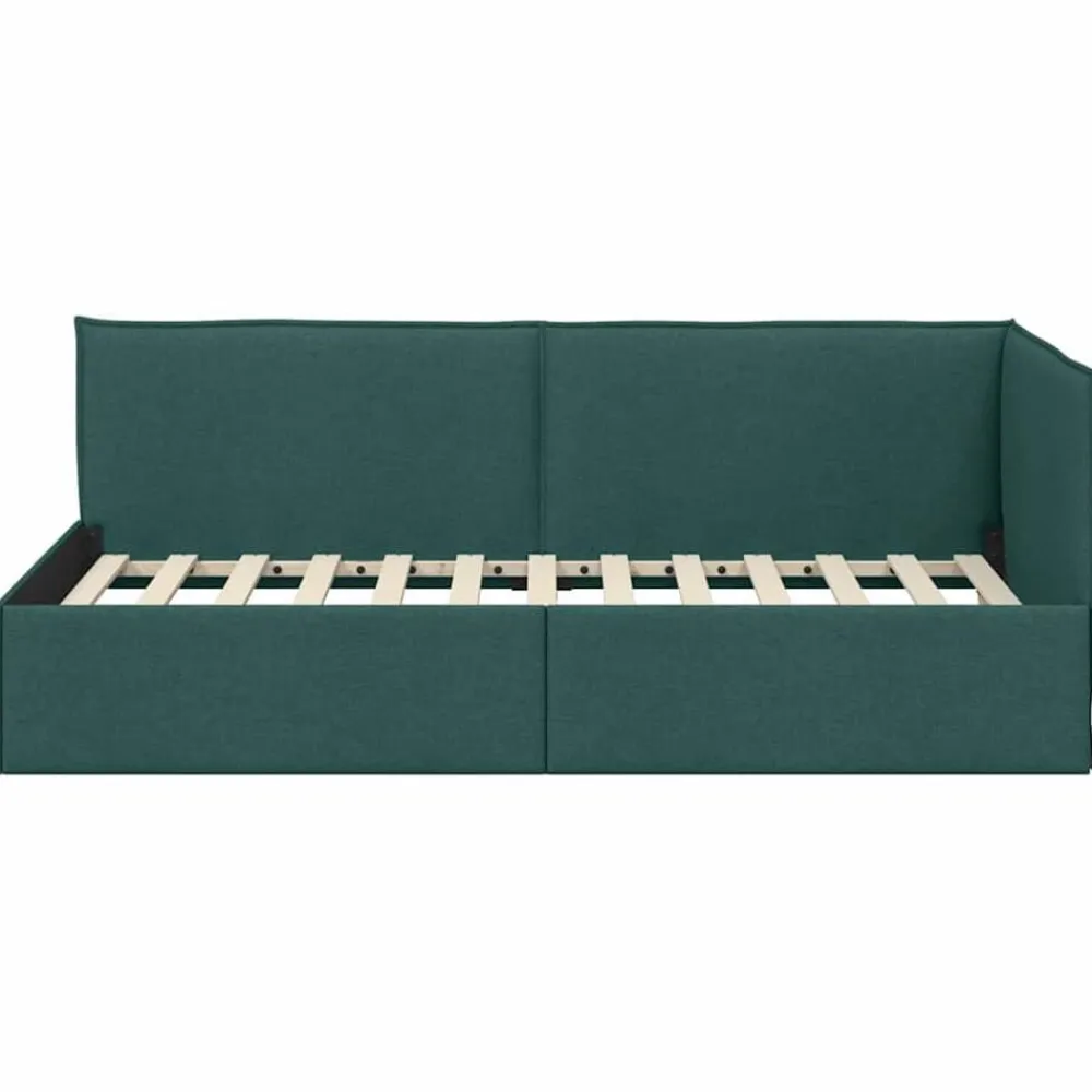 vidaXL Camas Y Accesorios-Estructura de cama en esquina 80 x 200 cm tela