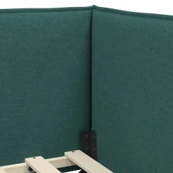 vidaXL Camas Y Accesorios-Estructura de cama en esquina 80 x 200 cm tela