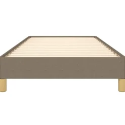 vidaXL Estructura de cama sin colchón tela gris taupe 80x200 cm Taupé Outlet