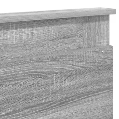 vidaXL Camas Y Accesorios-Estructura de cama con cajón con cabecera Madera contrachapada