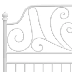 vidaXL Camas Y Accesorios-Estructura de cama sin colchón metal 120x200 cm