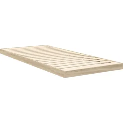 vidaXL Camas Y Accesorios-Estructura de Cama de Suelo Sonoma 75 x 190 cm