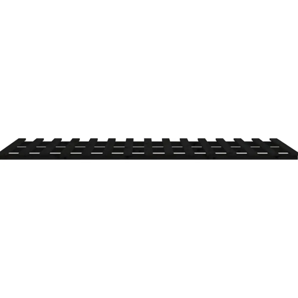 vidaXL Estructura de cama madera maciza de pino 100x200 cm Negro New