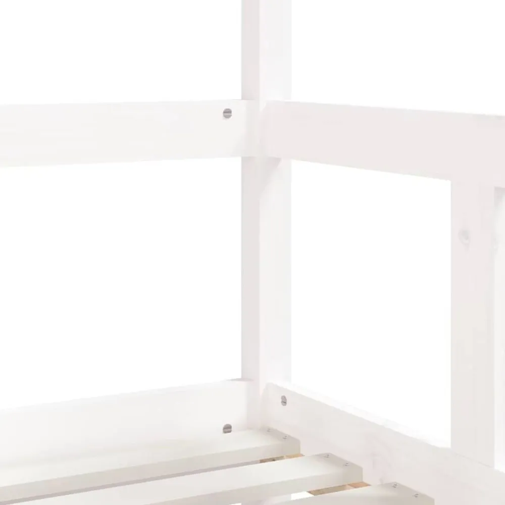 Niños vidaXL Mobiliario Para Bebés Y Niños Pequeños-Estructura de cama para niños madera de pino 70x140 cm