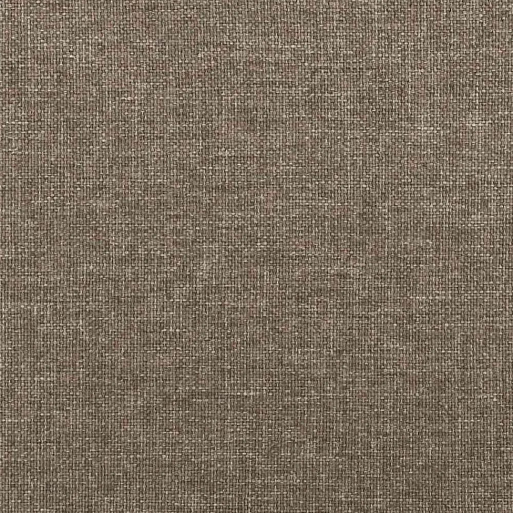 vidaXL Camas Y Accesorios-Estructura de cama con cabecero sin colchón tela taupe 80x200cm