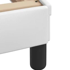 vidaXL Estructura de cama Dover cuero sintético 80x200 cm Blanco
