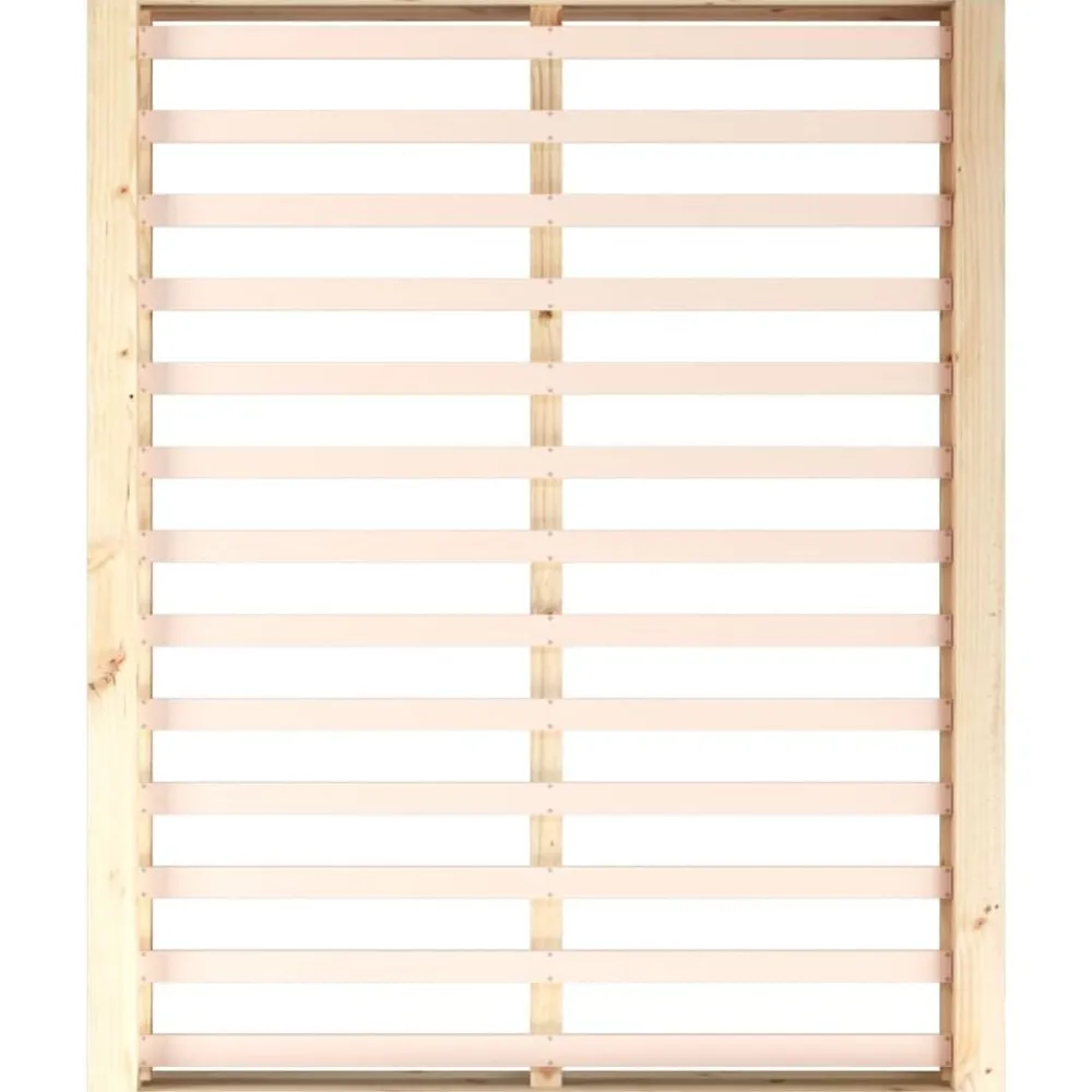 vidaXL Camas Y Accesorios-Estructura de cama de madera maciza 200x200 cm
