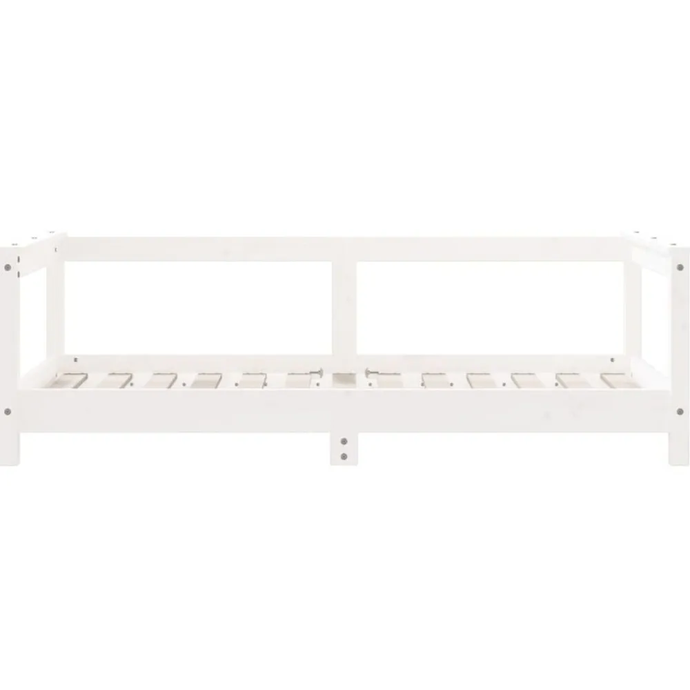 Niños vidaXL Mobiliario Para Bebés Y Niños Pequeños-Estructura de cama para niños madera de pino 70x140 cm
