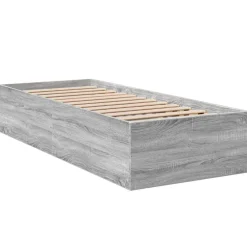 vidaXL Camas Y Accesorios-Estructura de cama madera de ingeniería 75x190 cm