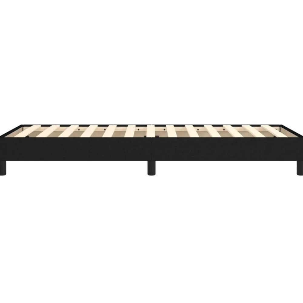 vidaXL Camas Y Accesorios-Estructura de cama con somier tela 80x200 cm