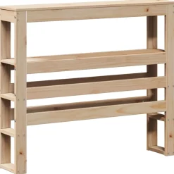 vidaXL Estructura de cama con cabecero madera maciza pino 75x190 cm Natural Hot