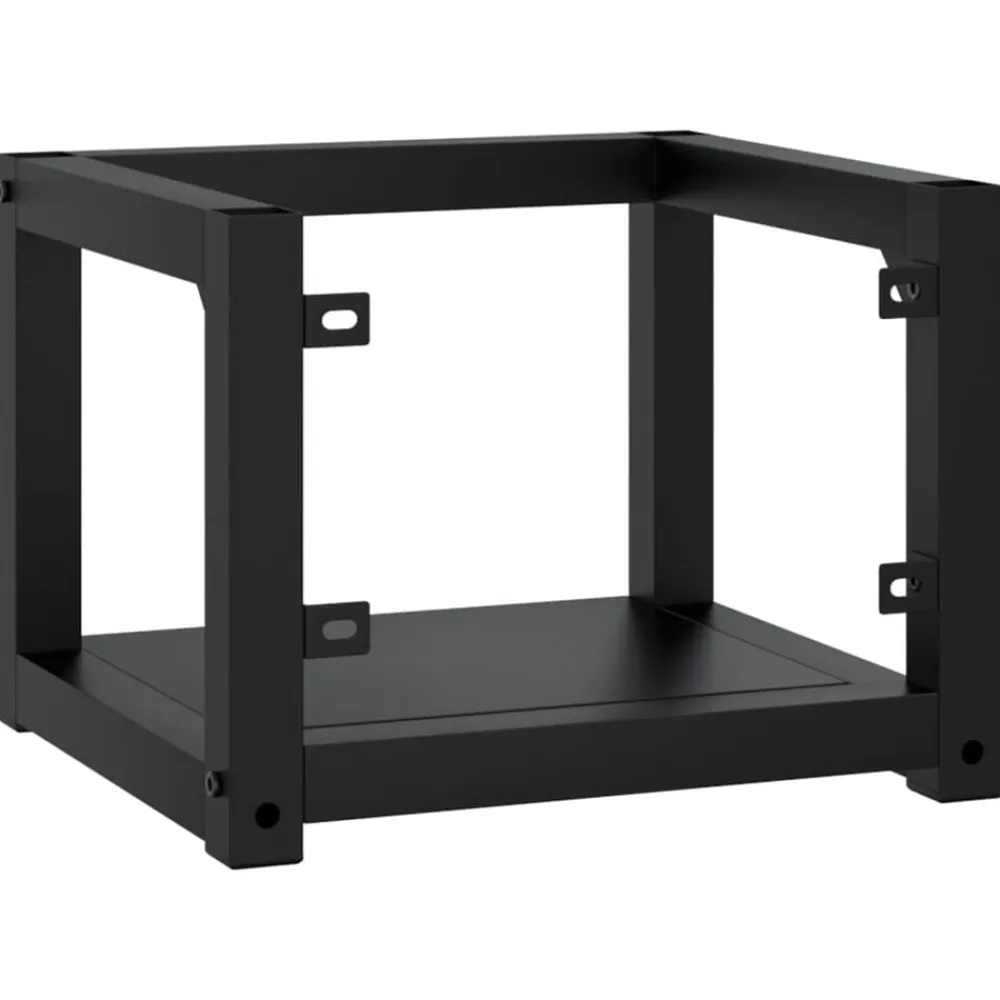 vidaXL Estructura de lavabo suspendido hierro 40x38x31 cm Negro Hot