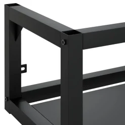 vidaXL Estructura de lavabo suspendido hierro 40x38x31 cm Negro Hot