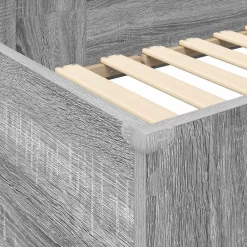 vidaXL Camas Y Accesorios-Estructura de litera con escritorio 75 x 190 cm