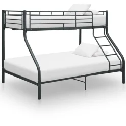 vidaXL Camas Y Accesorios-Estructura de litera de metal 140x200 cm/90x200 cm