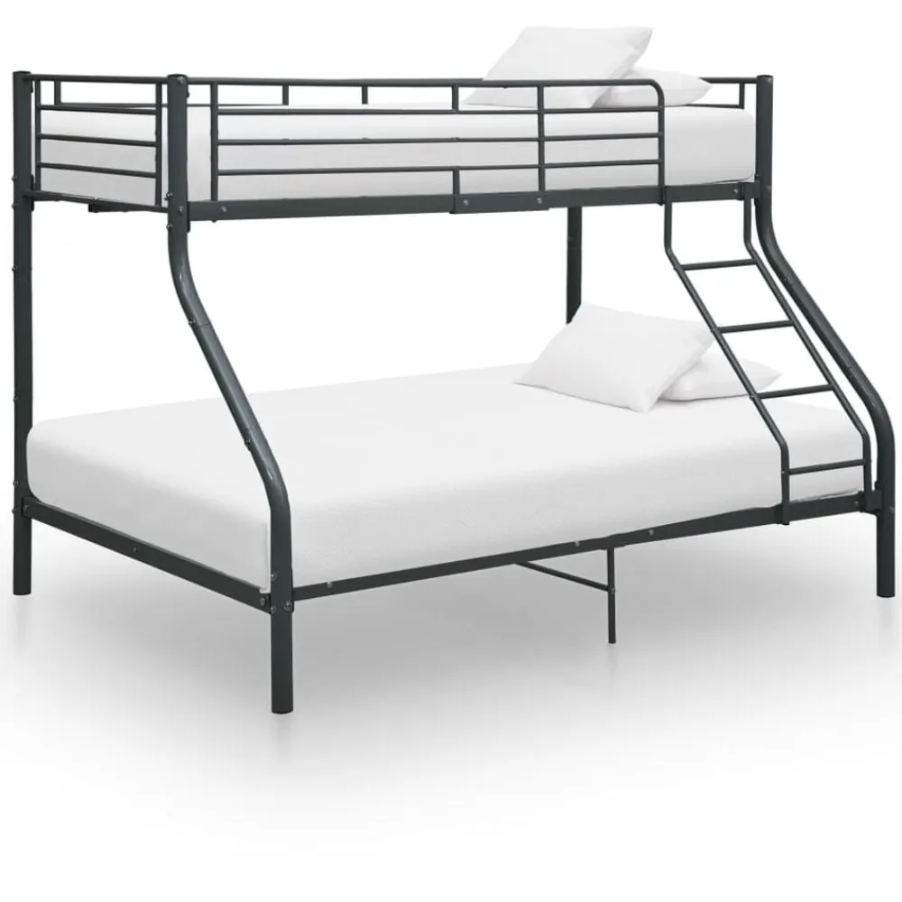 vidaXL Camas Y Accesorios-Estructura de litera de metal 140x200 cm/90x200 cm