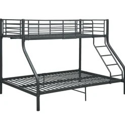 vidaXL Camas Y Accesorios-Estructura de litera de metal 140x200 cm/90x200 cm
