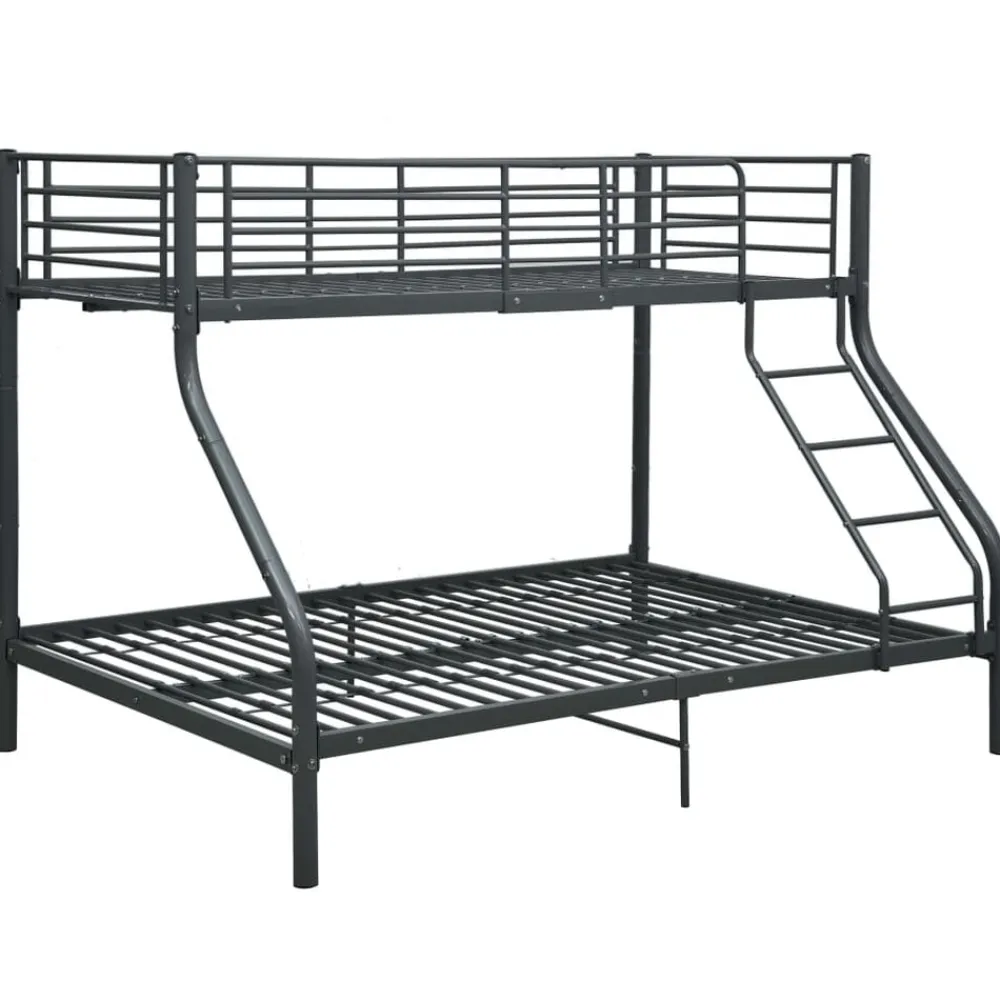 vidaXL Camas Y Accesorios-Estructura de litera de metal 140x200 cm/90x200 cm