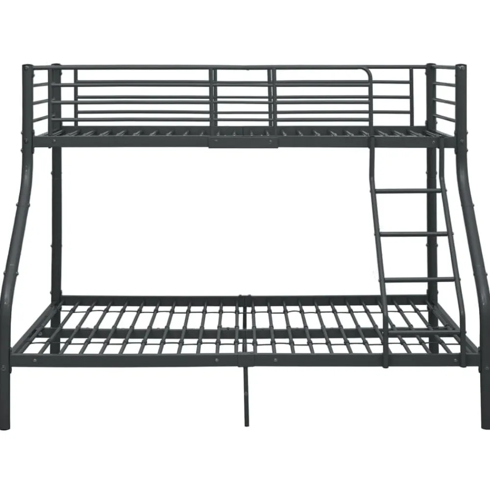 vidaXL Camas Y Accesorios-Estructura de litera de metal 140x200 cm/90x200 cm