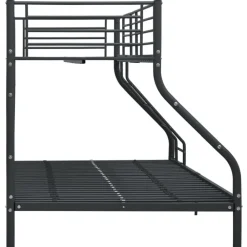 vidaXL Camas Y Accesorios-Estructura de litera de metal 140x200 cm/90x200 cm