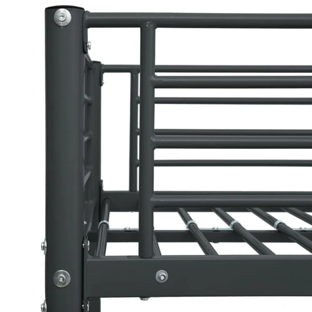 vidaXL Camas Y Accesorios-Estructura de litera de metal 140x200 cm/90x200 cm