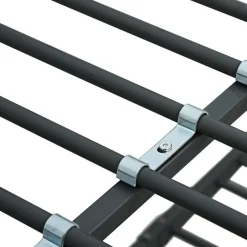 vidaXL Camas Y Accesorios-Estructura de litera de metal 140x200 cm/90x200 cm