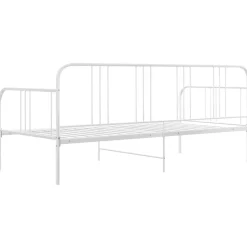 vidaXL Estructura de sofá cama sin colchón metal 90x200 cm Blanco Hot