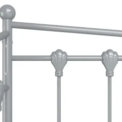 vidaXL Estructura de sofá cama sin colchón metal 90x200 cm Gris Online
