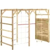 vidaXL Estructuras Para Juegos Al Aire Libre-Estructura escalada madera de pino impregnada 240x100x170 cm