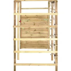 vidaXL Estructuras Para Juegos Al Aire Libre-Estructura escalada madera de pino impregnada 240x100x170 cm