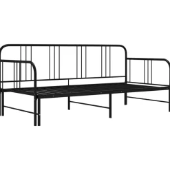 vidaXL Camas Y Accesorios-Estructura sofá cama extraíble sin colchón metal 90x200cm