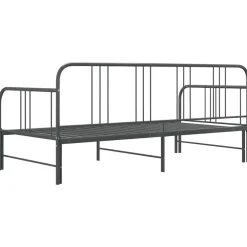 vidaXL Camas Y Accesorios-Estructura sofá cama extraíble sin colchón metal 90x200 cm