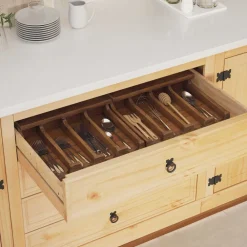 vidaXL Estuche Marrón 36 x 30 x 10 cm Madera de Caoba Sólida Online