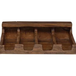 vidaXL Estuche Marrón 36 x 30 x 10 cm Madera de Caoba Sólida Online