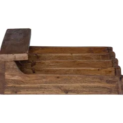 vidaXL Estuche Marrón 36 x 30 x 10 cm Madera de Caoba Sólida Online
