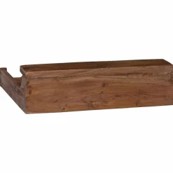 vidaXL Estuche Marrón 36 x 30 x 10 cm Madera de Caoba Sólida Online