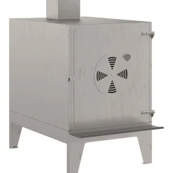 vidaXL Estufa de camping de acero corten 35x50x60 cm oxidado Hot
