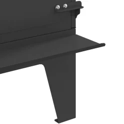 vidaXL Estufa de camping 35 x 50 x 60 cm Acero laminado en frío Negro Clearance