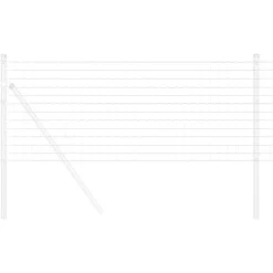 vidaXL Euro Valla 0,4 x 10 m Hierro recubierto de PVC Acero galvanizado Outlet