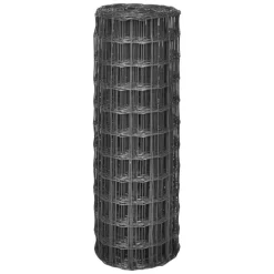 vidaXL Euro Valla de acero 10x0,8 m Gris Sale