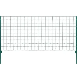 vidaXL Euro Valla de acero verde 20x0,8 m