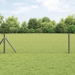 vidaXL Vallas De Jardín-Euro Valla 0,4 x 10 m Hierro recubierto de PVC