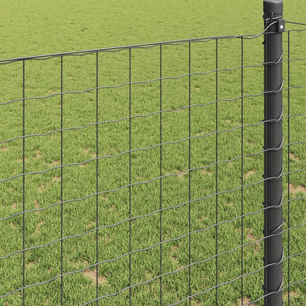 vidaXL Vallas De Jardín-Euro Valla 0,4 x 10 m Hierro recubierto de PVC