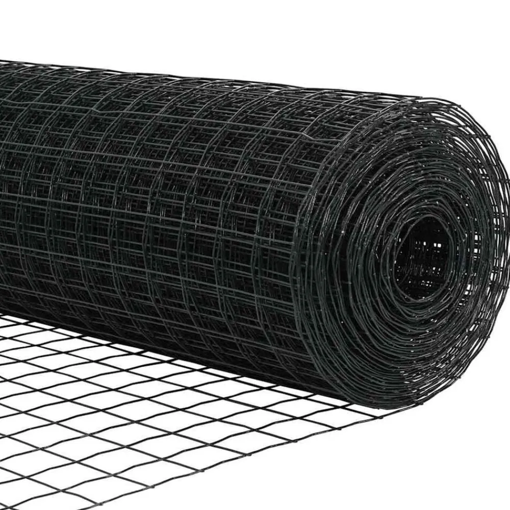 vidaXL Vallas De Jardín-Euro Valla 0,4 x 10 m Hierro recubierto de PVC